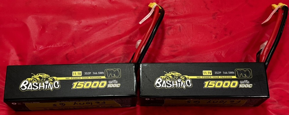 Gens Ace Bashing 100C 15000mAh 11.1V 3S Lipo Battery EC5 Plug For Arrma RC Car-image