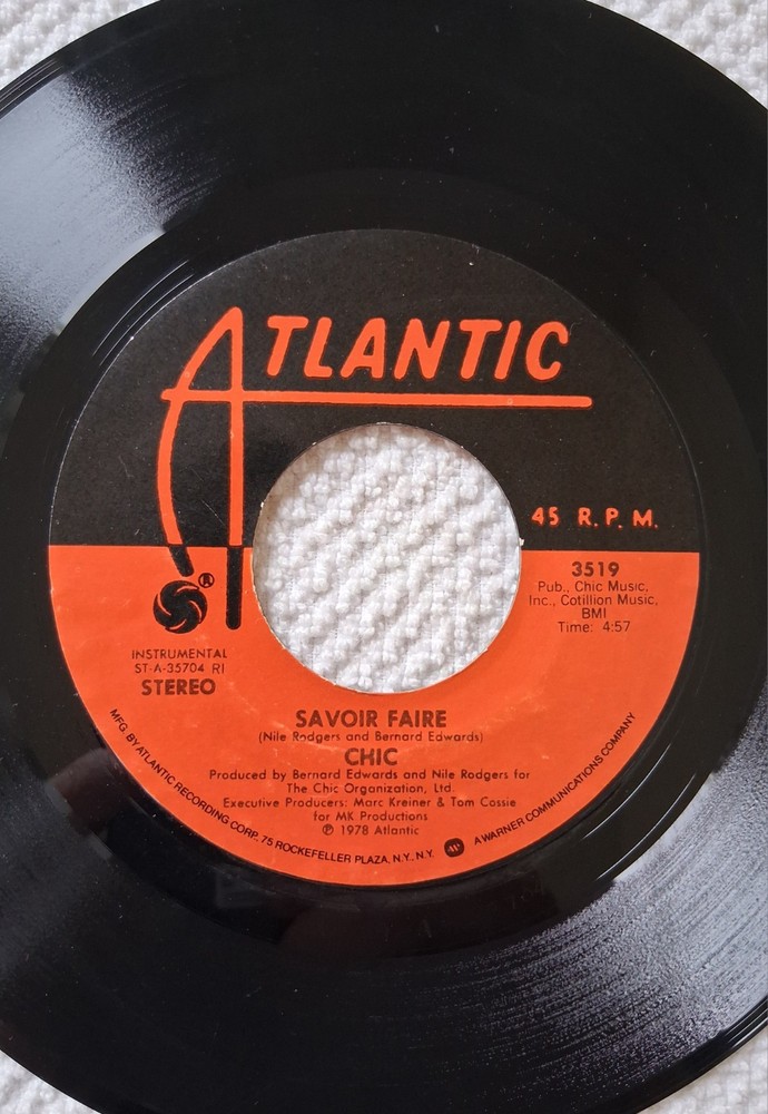 Chic, Le Freak/Savoir Faire 45rpm, 1978, Atlantic 3519