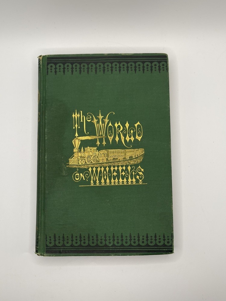 antique 1874 The World of Wheels 7 5/8