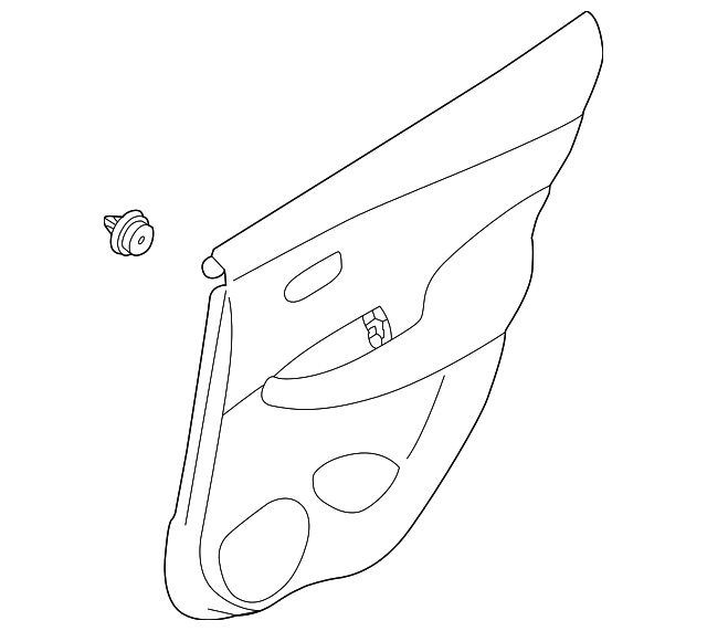 Genuine Nissan Door Trim Panel 82901-3NF0B