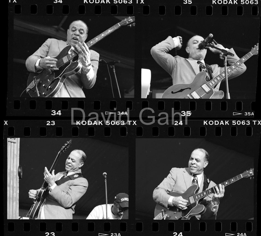 '96 Deacon John New Orleans Jazz Fest Old Original Gahr 35mm 4 Negative Lot C668