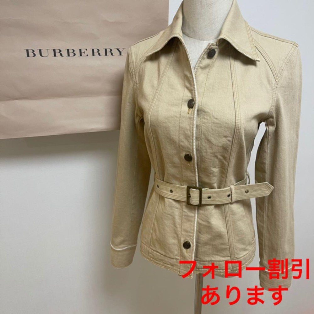 Burberry Denim jacket with belt Woman from Japan