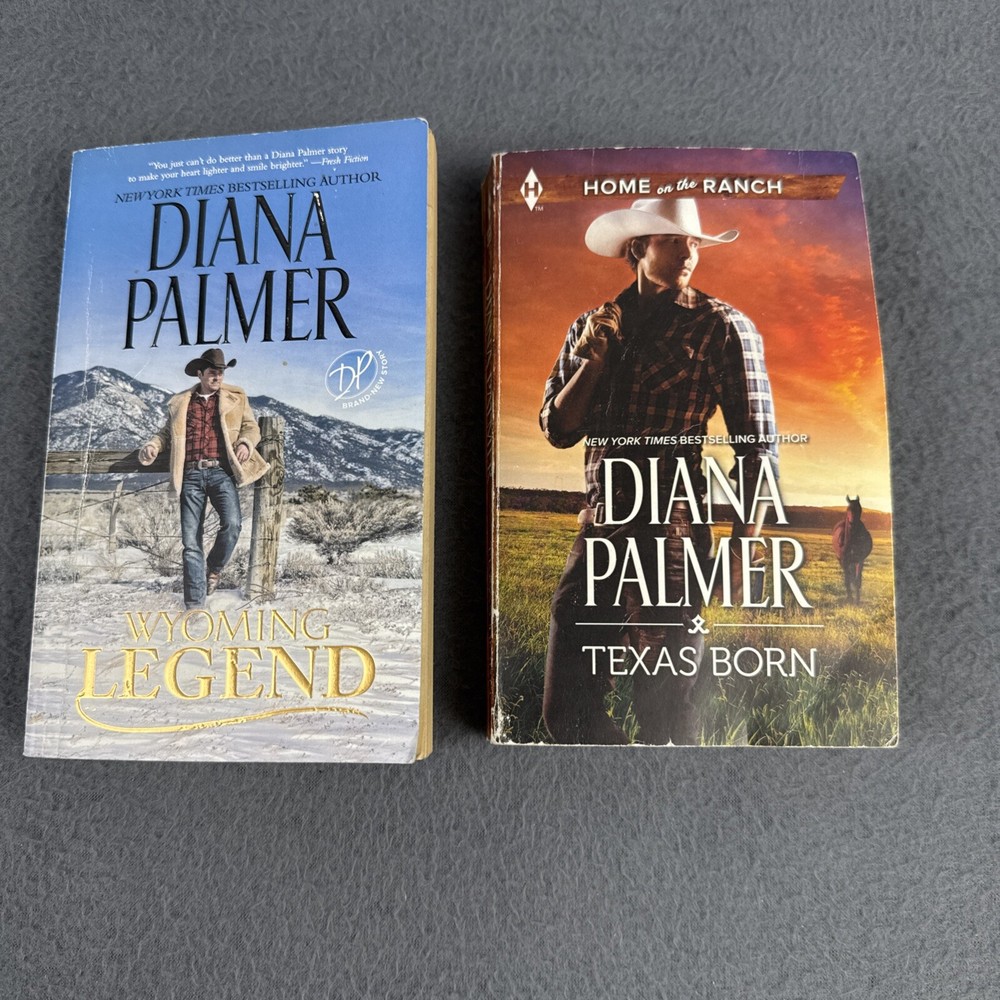 Lot of 2 Western Romance Novels : HQN, Home On The Ranch, Wyoming Legend ￼