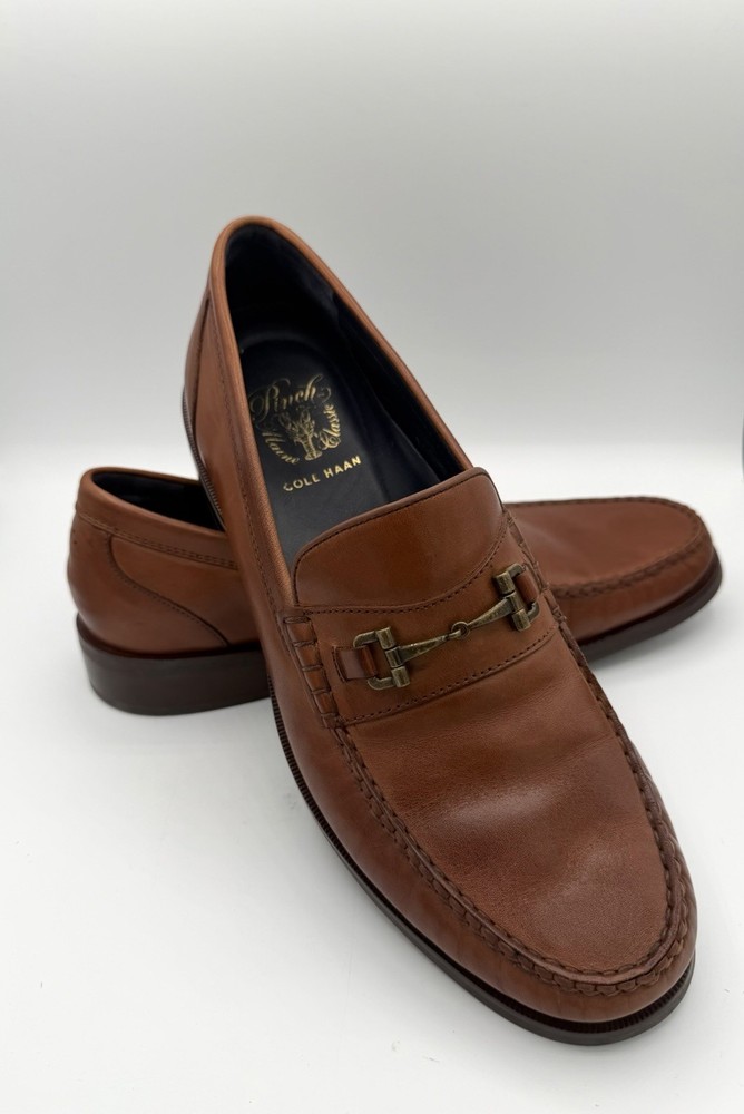 Cole Haan Pinch Sanford Horse Bit Loafers Shoes Men’s Size 11 M Brown Leather