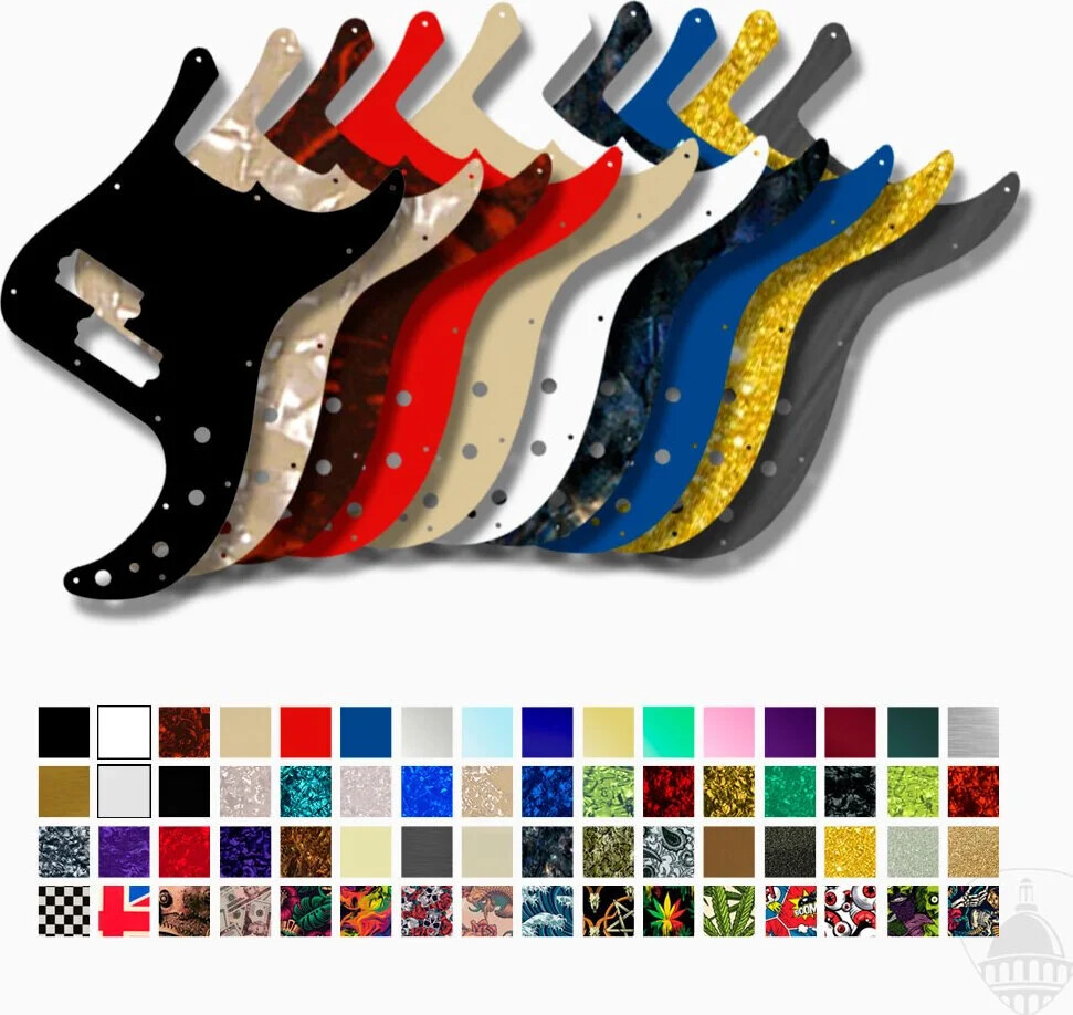 WD Custom Pickguard For Fender 2005-Present Made In Mexico Deluxe Active Spec...