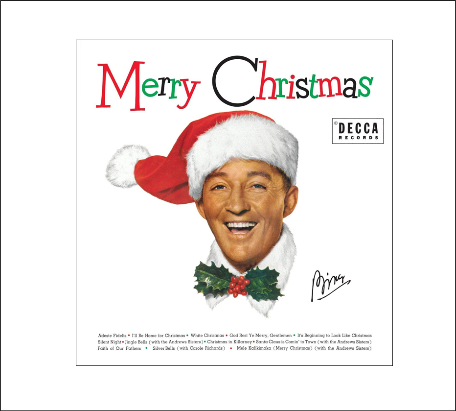 Mini Bing Crosby Merry Christmas Record Album Dollhouse 1:12 Scale Collectible