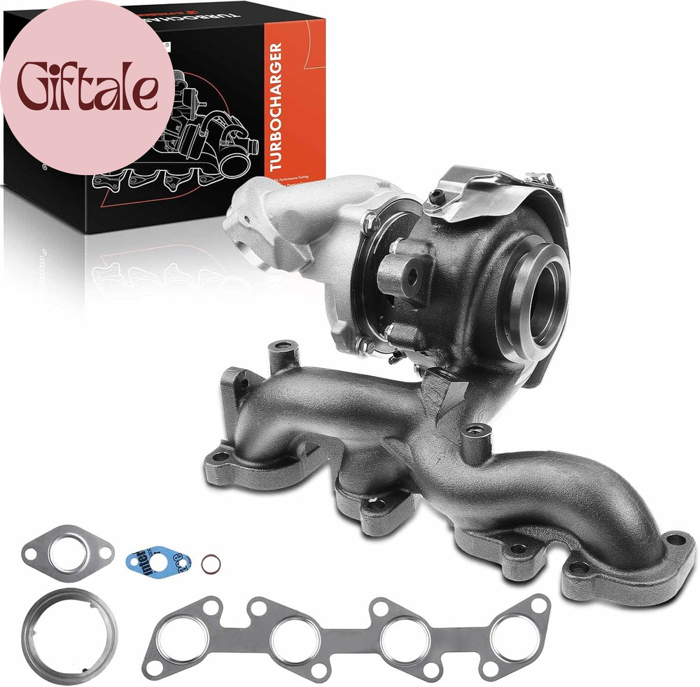 Complete Turbo Turbocharger Kit, with Gasket, Compatible with Audi A3 2010-2013