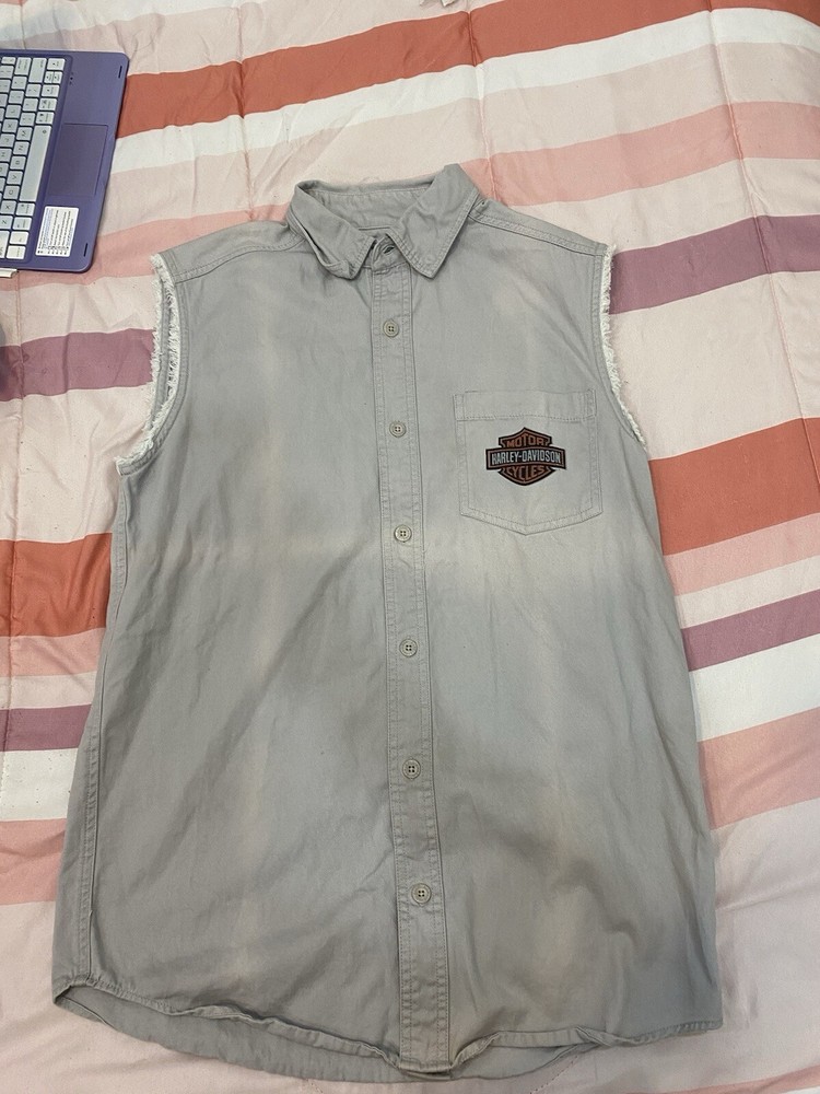 harley davidson vest mens