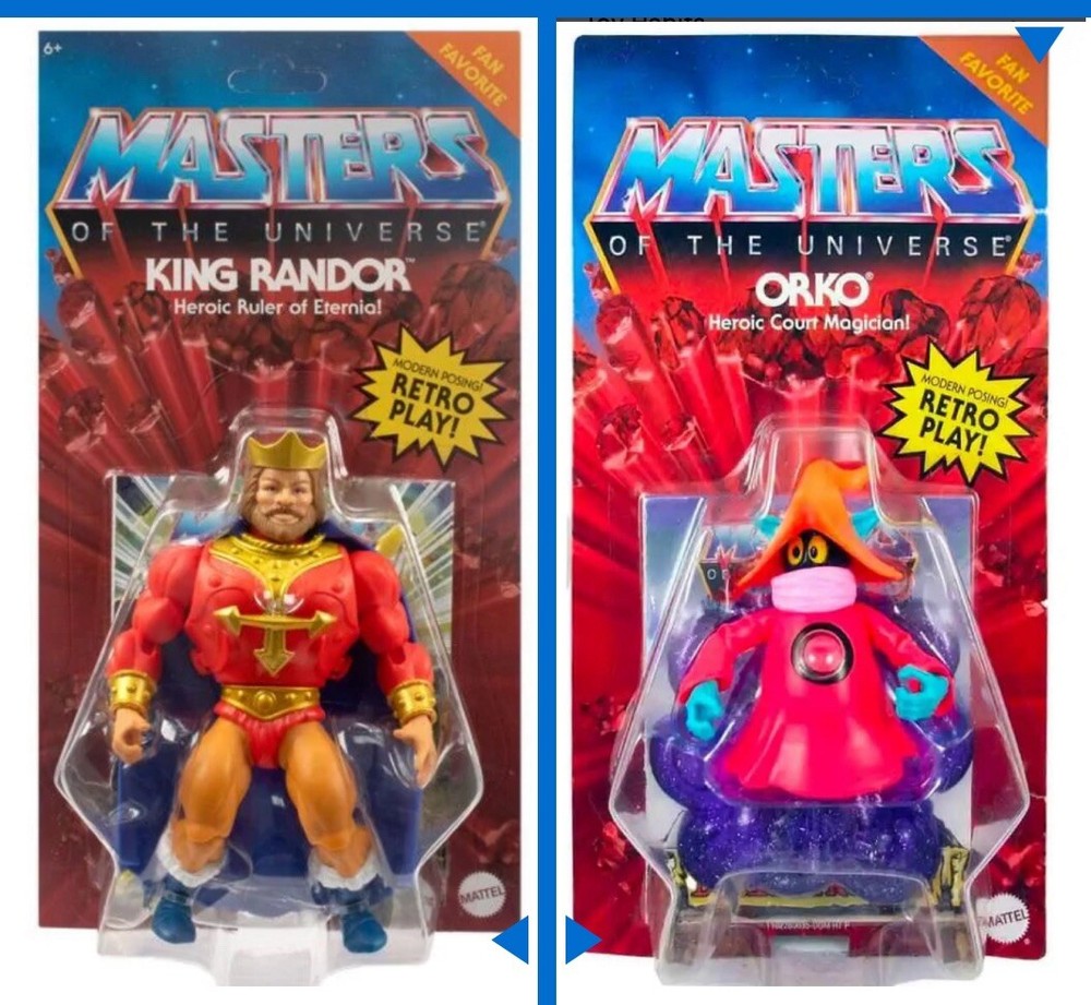 MOTU Origins Masters of the Universe Lot Fan Favorites Orko King Randor New