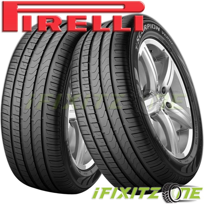 2 Pirelli Scorpion Verde 255/55R19 111Y Tires, SUV, 400AAA, Performance, New