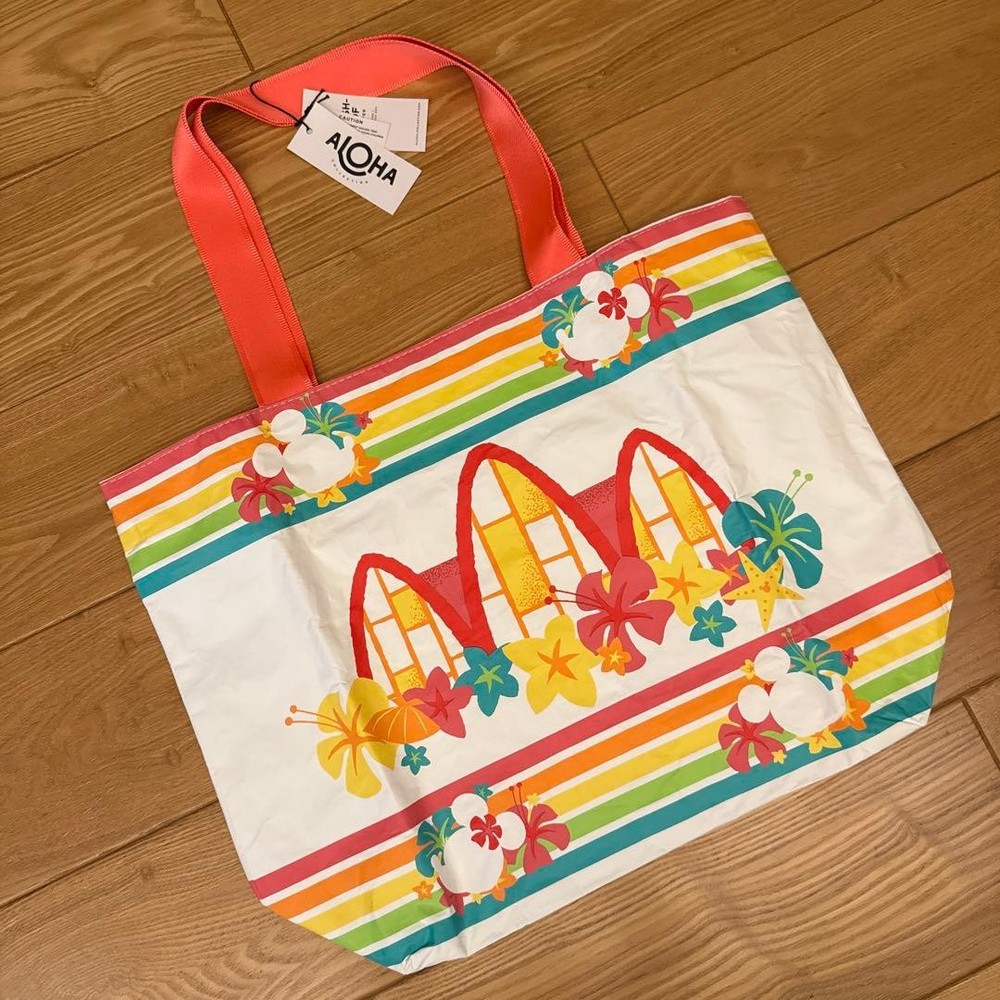 Disney Aulani Hawaii Aloha Collection Splash-Proof Tote Bag Limited Edition