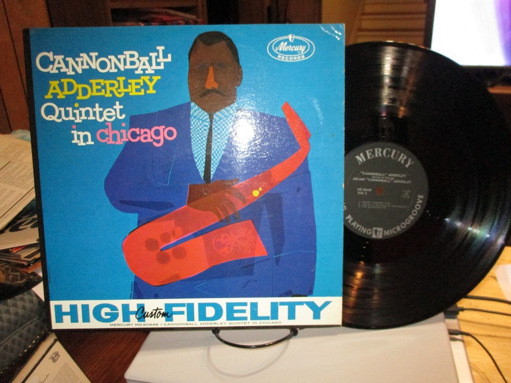 CANNONBALL ADDERLEY QUINTET In Chicago MERCURY 20449 JAZZ MONO DG Coltrane NM
