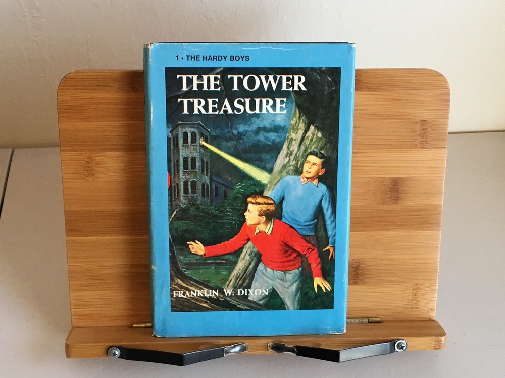Vintage 1959 Hardy Boys The Tower Treasure #1 - Book Club Edition w/ Dust Jacket