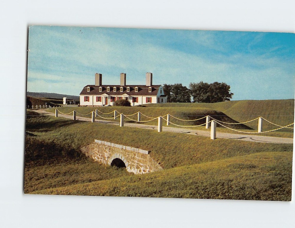 Postcard Entrance to Fort Anne National Historic Park Annapolis Royal Canada