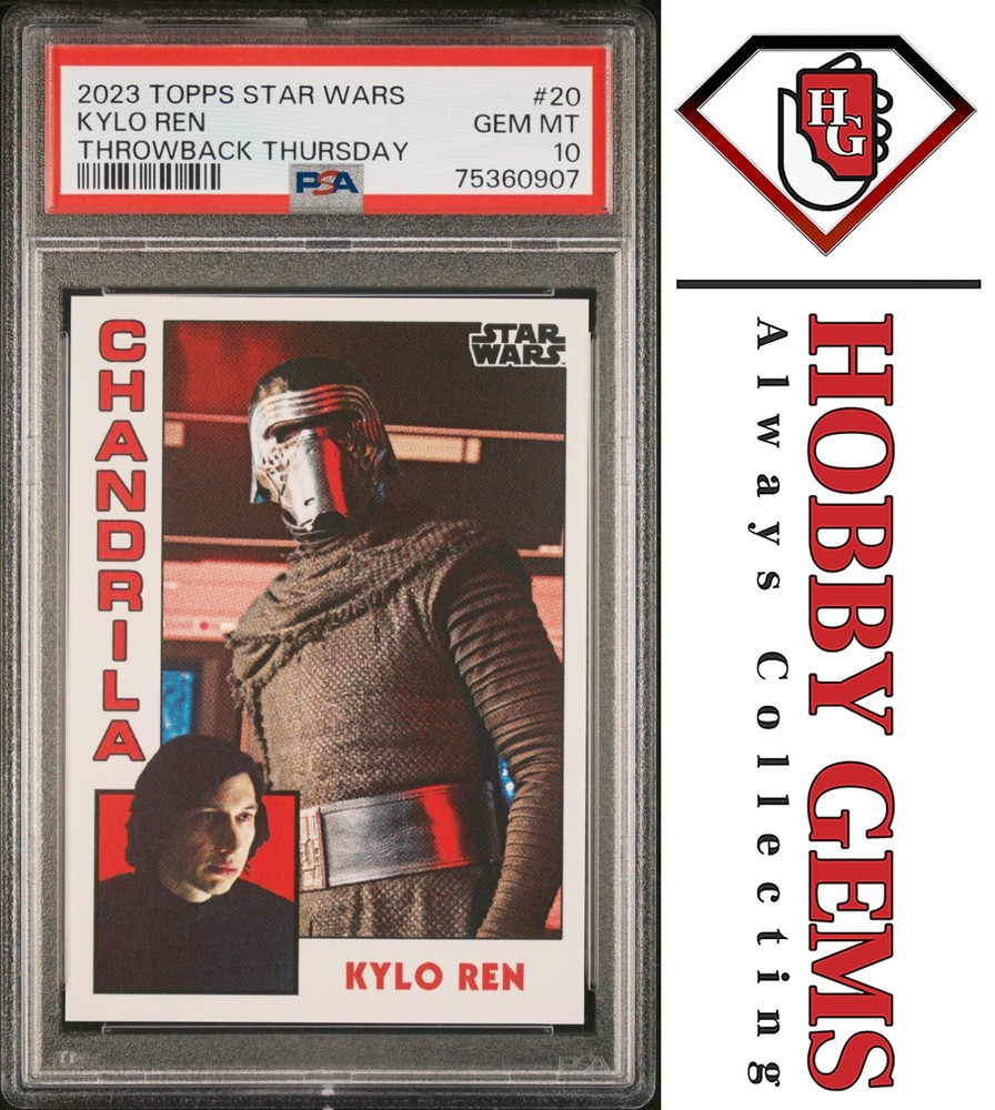 KYLO REN PSA 10 2023 Topps Star Wars Throwback Thursday TBT #20 C2