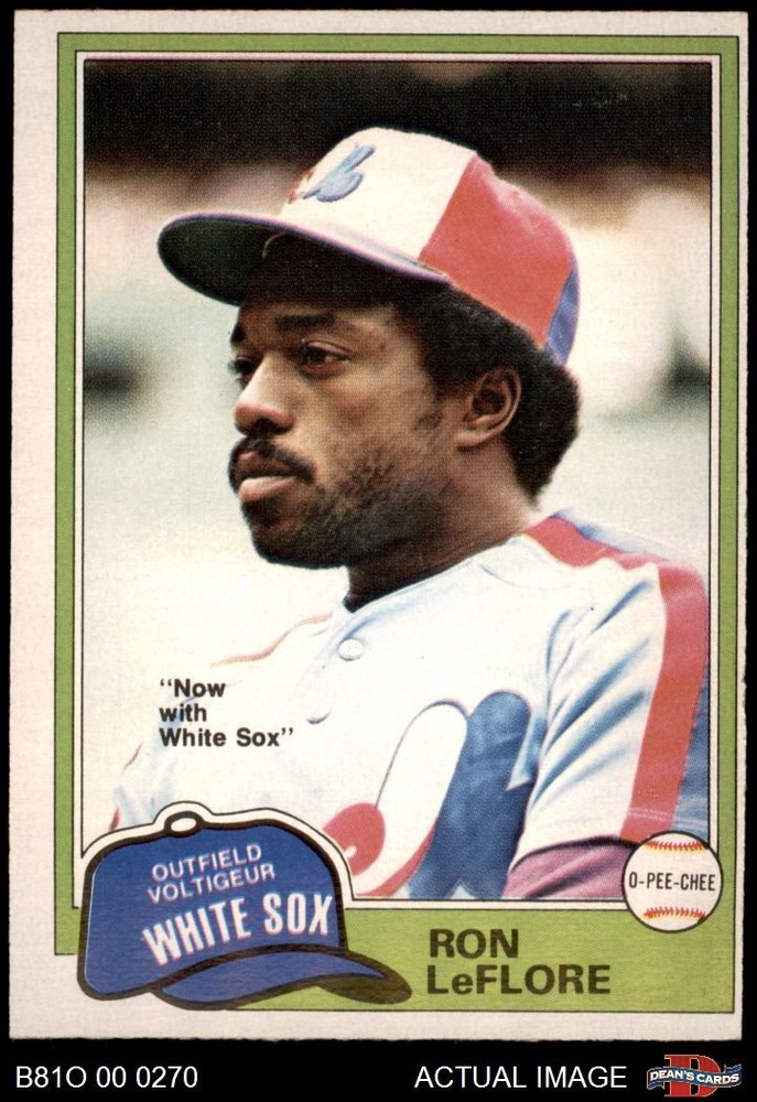 1981 O-Pee-Chee #104 Ron LeFlore White Sox 4 - VG/EX