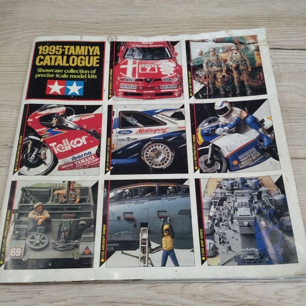 Tamiya General Catalog 1995 Model Kit Guide Japan Vintage Minor Stains