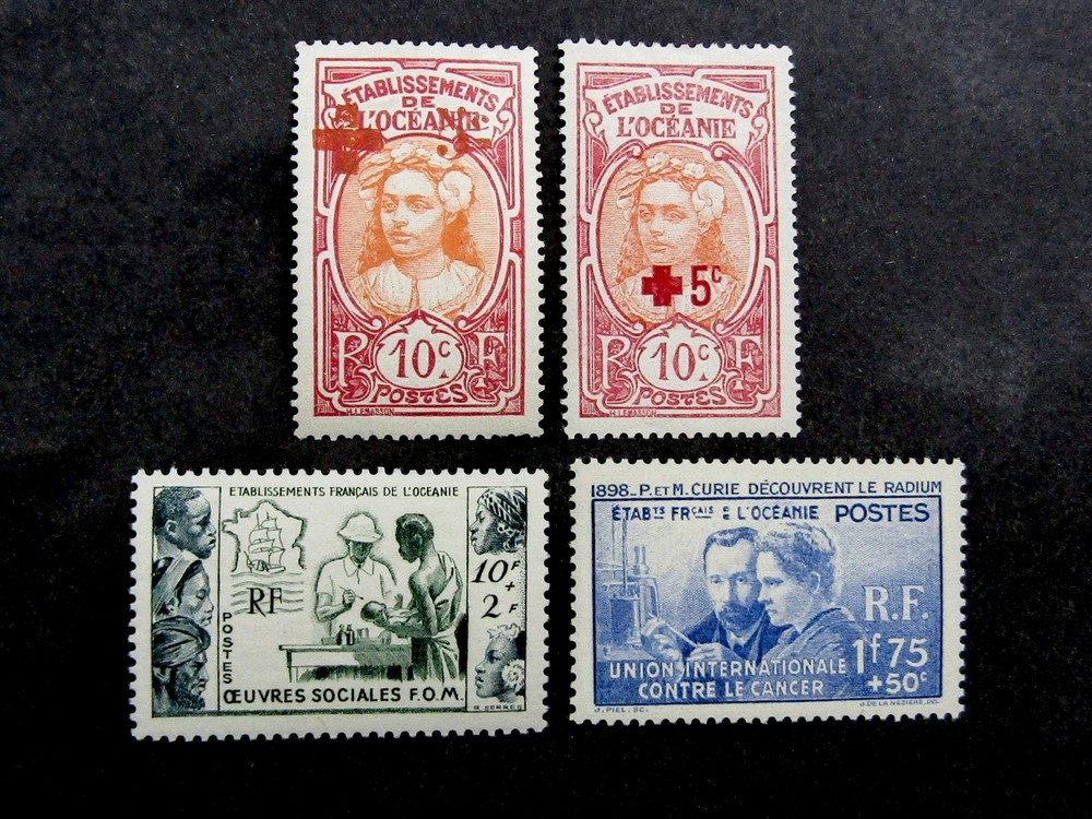 nystamps French Polynesia Stamp # B3//B14 Mint OG H Y22y3572