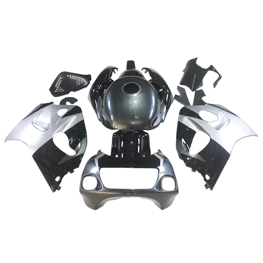 Fairings For Suzuki GSXR600 GSXR750 1996 1997 98 1999 Silver Gray Black Bodywork