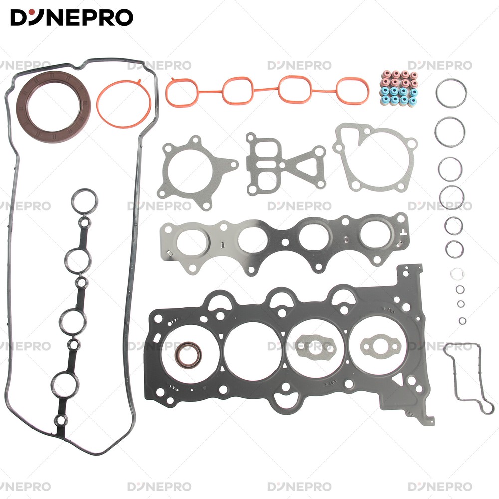 Hyundai KIA Soul 1.6L G4FJ Engine Gasket Seals Kit with Head Bolts & Valve Set