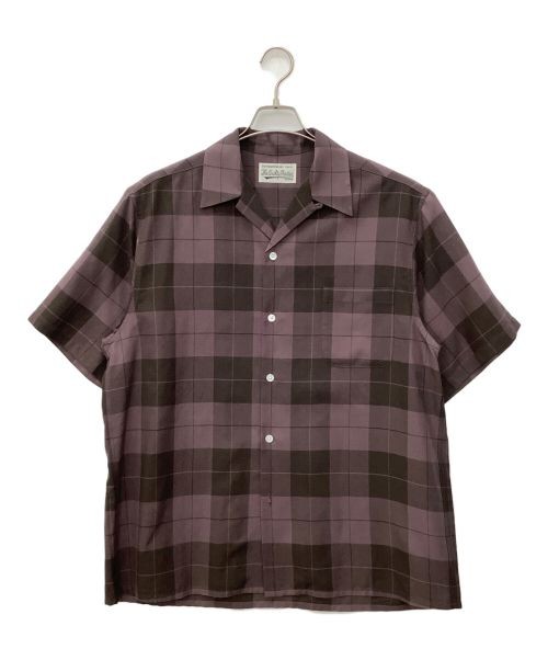 Wacko Maria Ombre Check Open Collar Shirt Size L for Men
