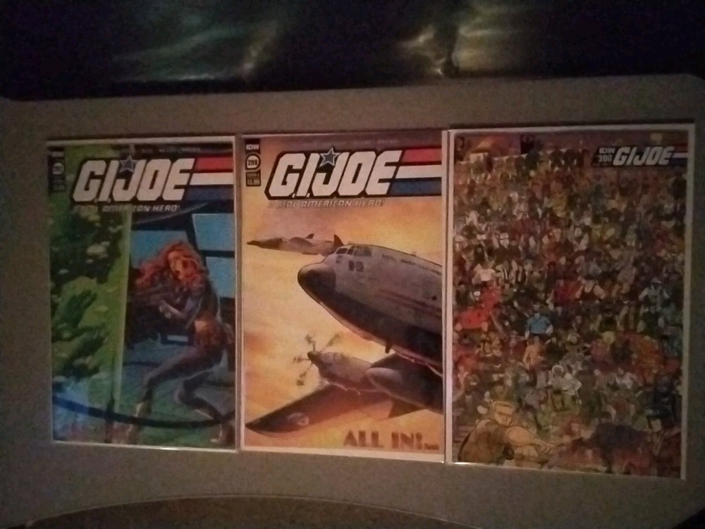 G.I. Joe: A Real American Hero #297, 298,  300  (3 Comic  Lot)