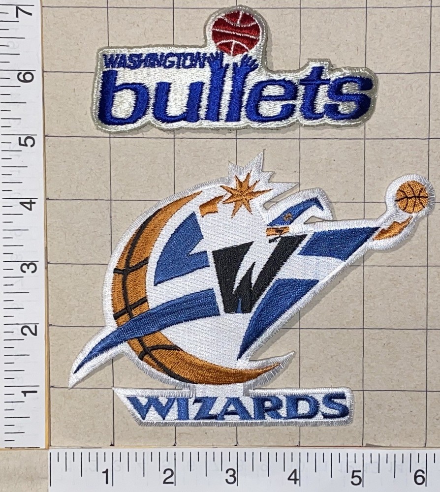 Washington Wizards Bullets Nba Basketball Crest Emblem Patch Lot