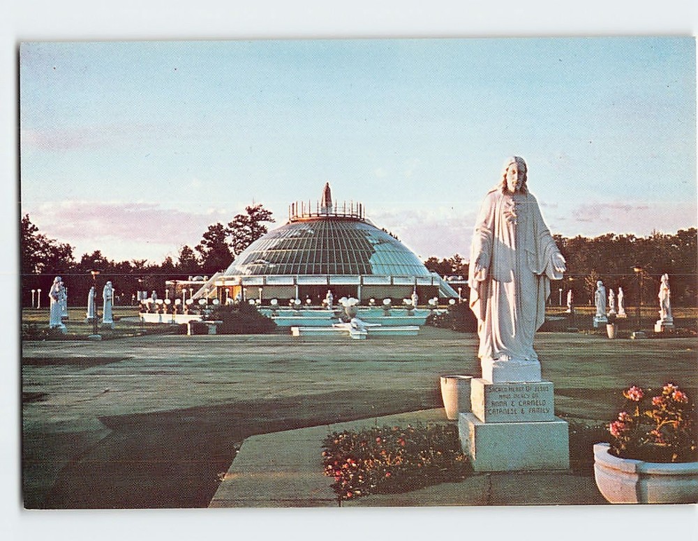 Postcard View of the Basilica Our Lady Of Fatima Shrine Youngstown New York USA