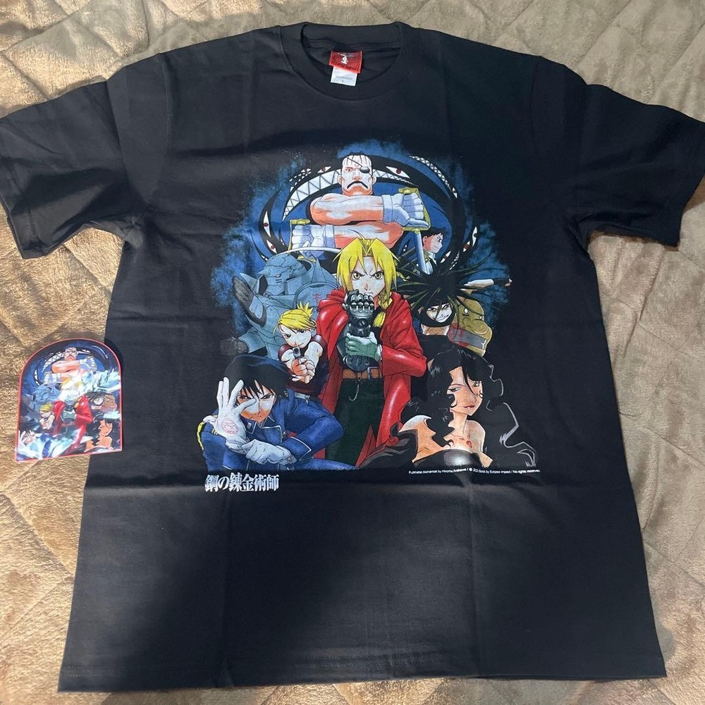 Fullmetal Alchemist T Shirt Limited Edition Graphic Anime Tee Overseas