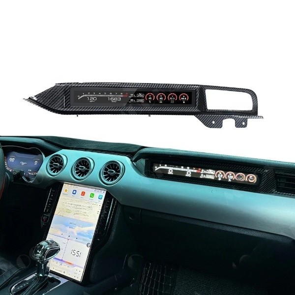 Co-pilot LCD Digital Cluster Speedometer Instrument for Ford Mustang 2015-2023