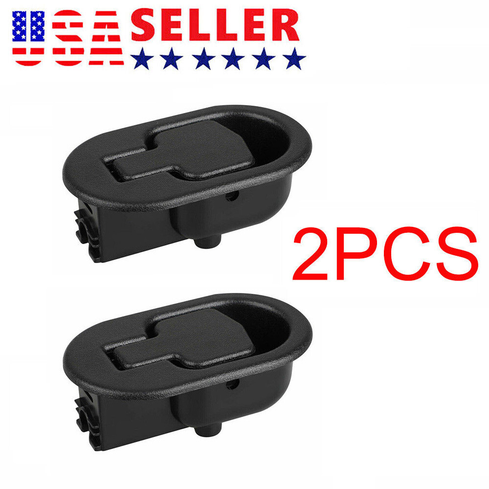 2PCS Universal Sofa Recliner Pull Handle Replacement Release Lever Black