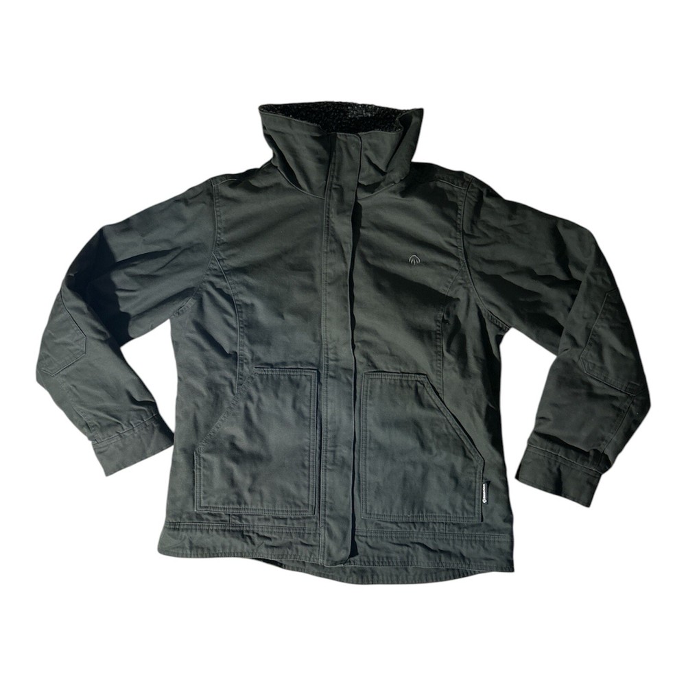 Vintage Wolverine Heavy Duty Insulated Canvas Work Jacket Grey Men Size L