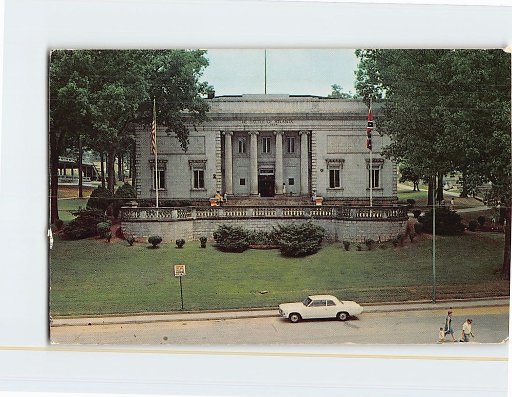 Postcard Cyclorama Building Grant Park Atlanta Georgia USA