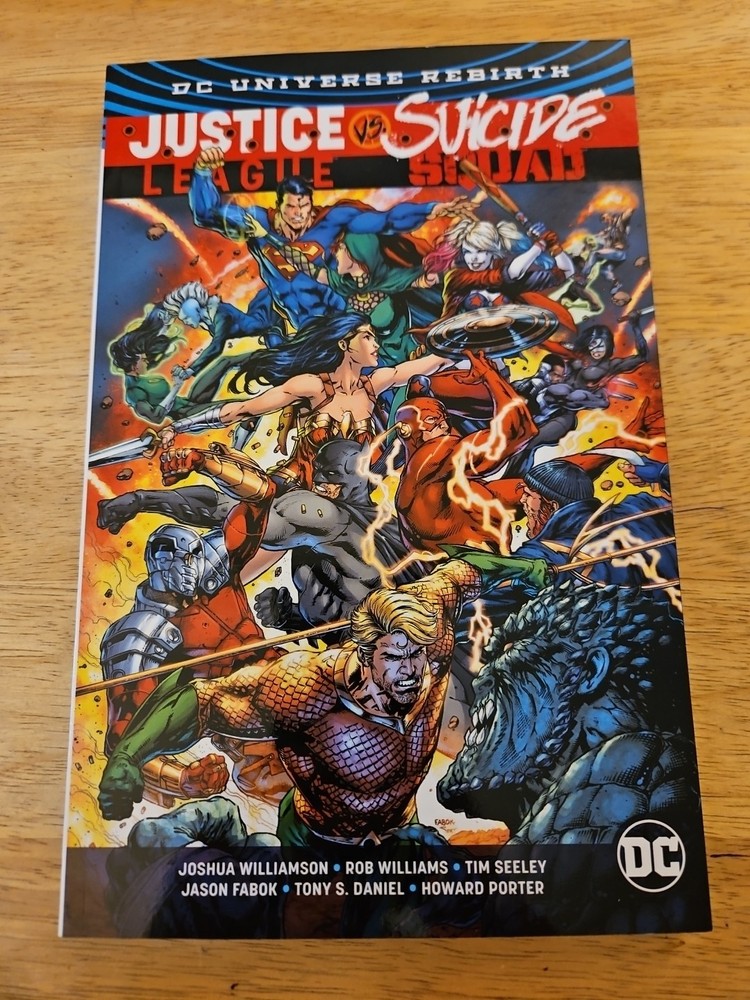 Justice League Vs Suicide Squad Book Dc Universe Rebirth Graphic Novel