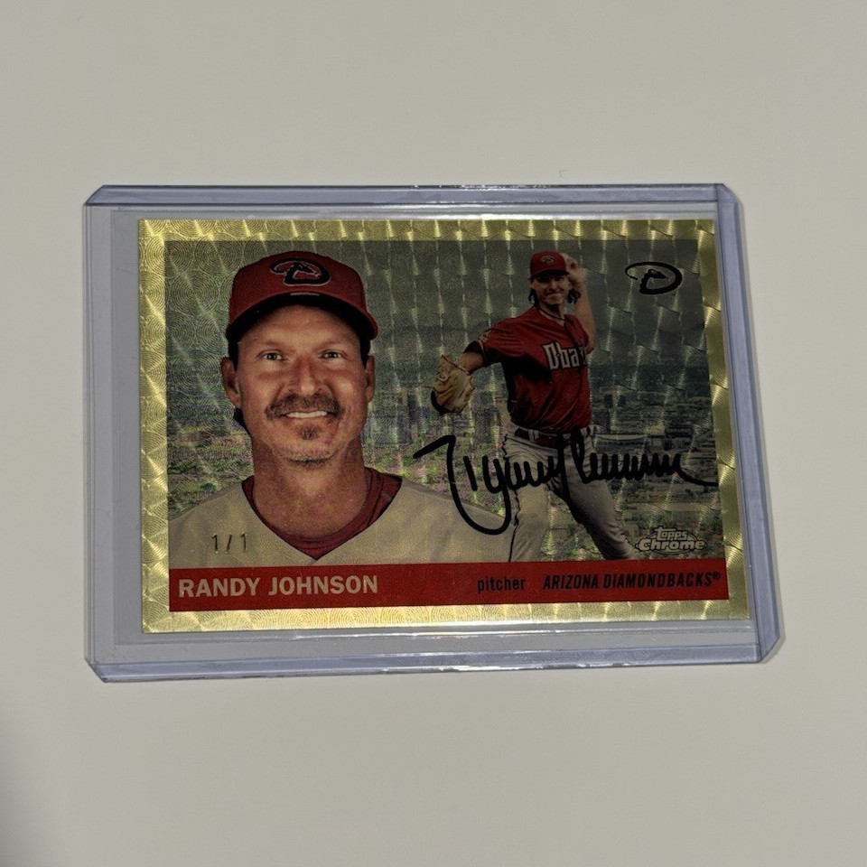Topps 2025 Chrome Platinum Randy Johnson City Variation Superfractor 1/1