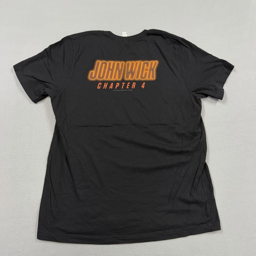 Bella + Canvas John Wick Shirt Mens XL Black Chapter 4 Movie Graphic T-Shirt Tee
