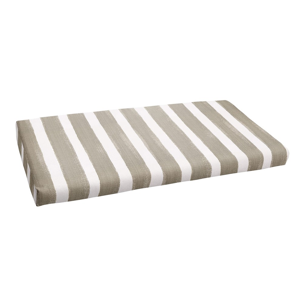 Sorra Home Nico Outdoor/Indoor Bench Cushion, 45 x 17 x 2, Tan