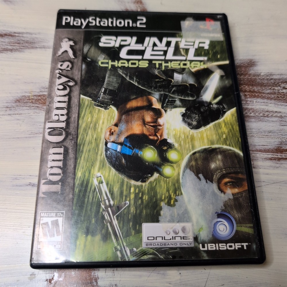 Tom Clancy's Splinter Cell: Chaos Theory (Sony PlayStation 2 PS2) Authentic