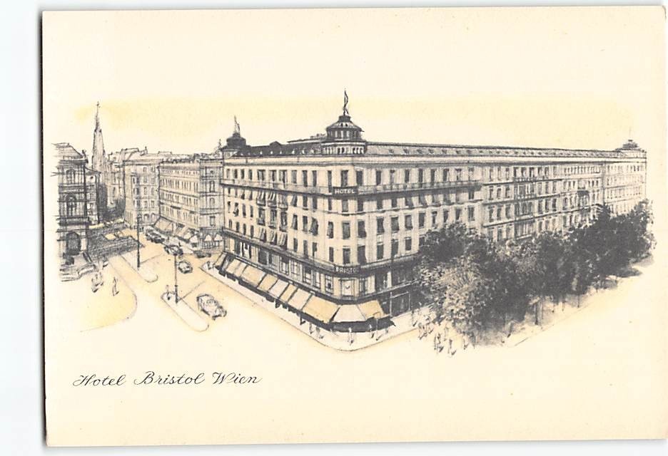 Postcard Hotel Bristol Vienna Austria