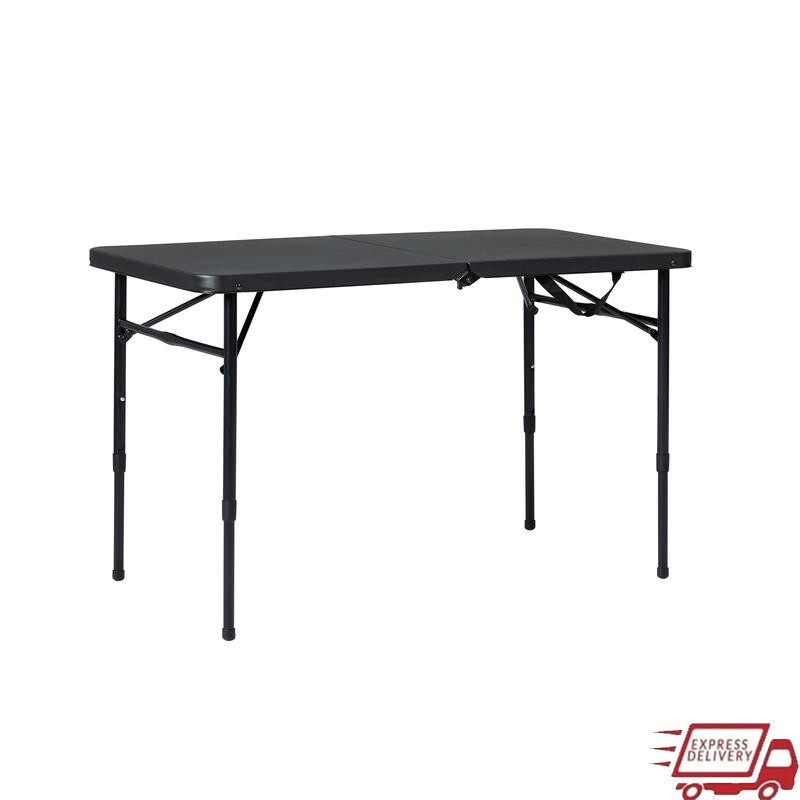 Folding Table Adjustable Height Portable Easy Storage Indoor Outdoor Events New