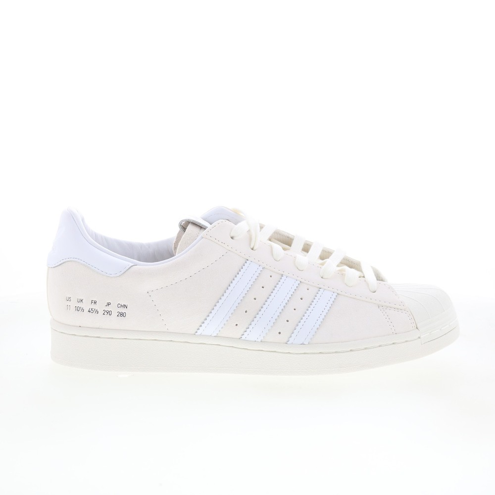 Adidas Superstar Premium FY5478 Mens Beige Suede Lifestyle Sneakers Shoes