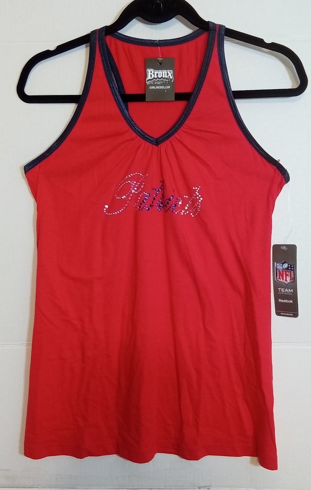 New England Patriots Reebok Women's Bling Tank top Medium