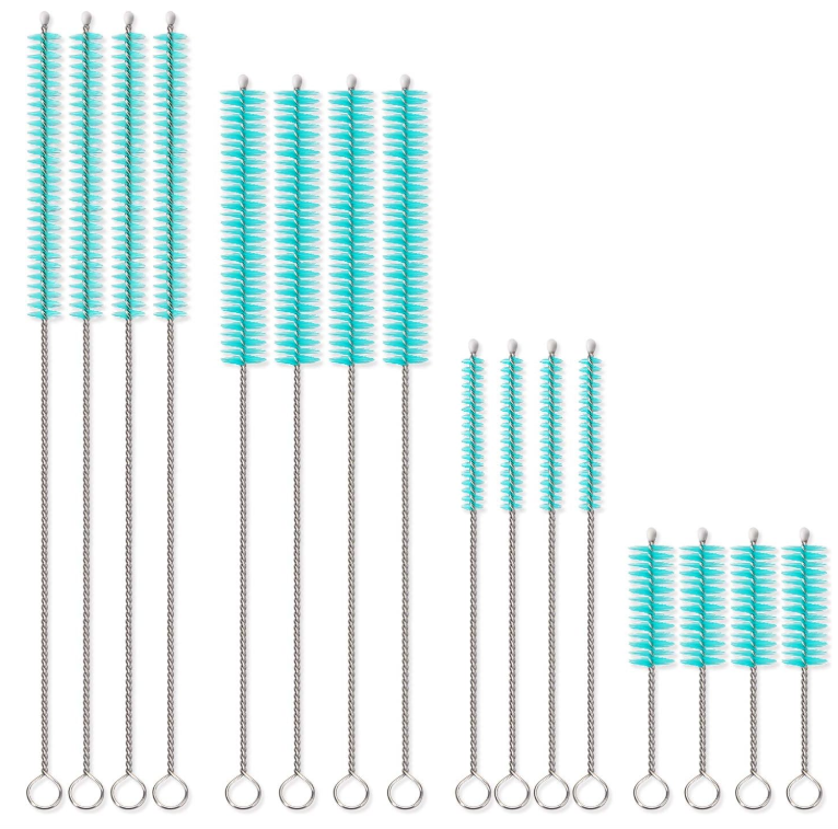 16PC Long Steel Wire Round Tube Gun Cleaning Brushes 13