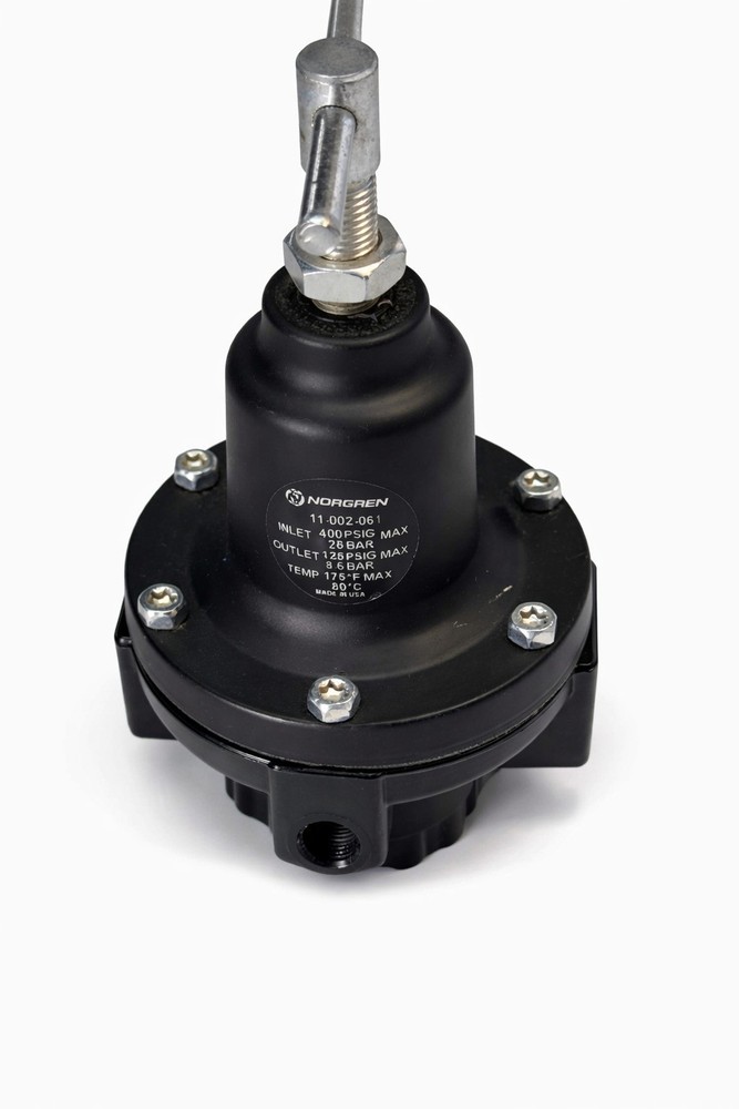 Norgren 11-002-061 Heavy Duty Air Pressure Regulator 400 PSI Inlet 125 PSI Outle
