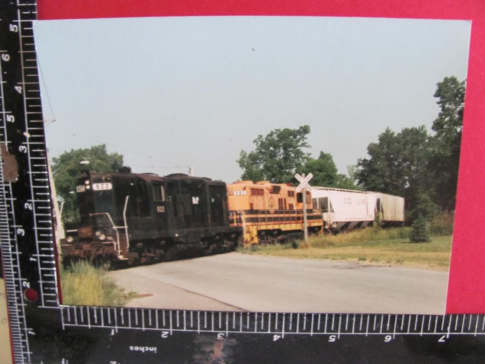 BALTIMORE & POTOMAC RAILROAD DIESEL LOCOMOTIVE #922 ORIG 5x7 COLOR PHOTO 2001