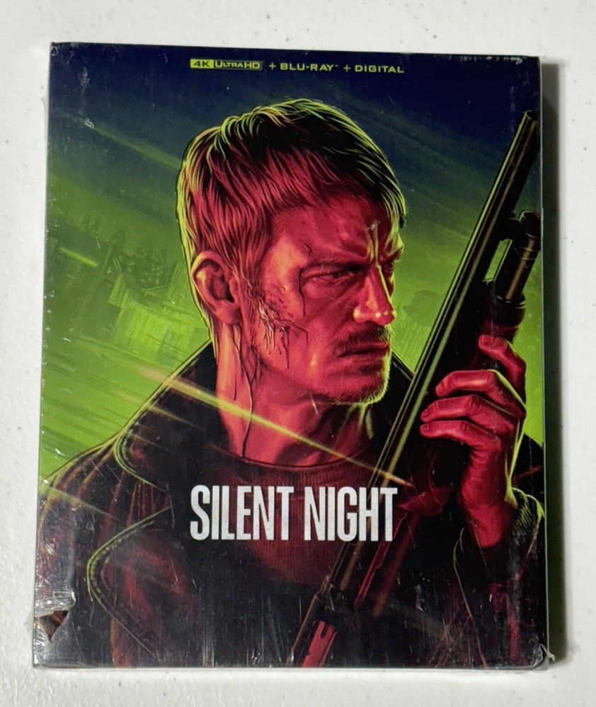 Silent Night - 4K UHD + Blu-Ray + Digital - SteelBook - Walmart Exclusive  New