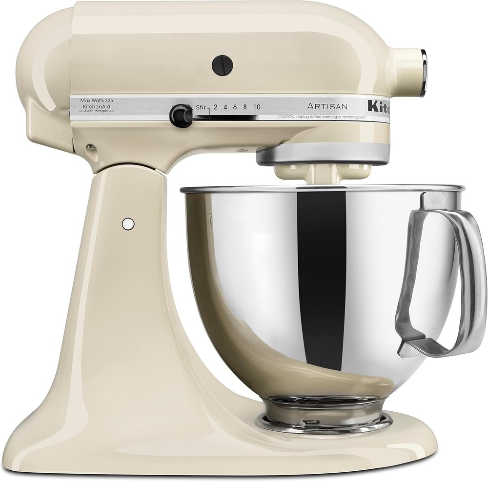 Artisan Series 5 Quart Tilt Head Stand Mixer with Pouring Shield KSM150PS, Almon