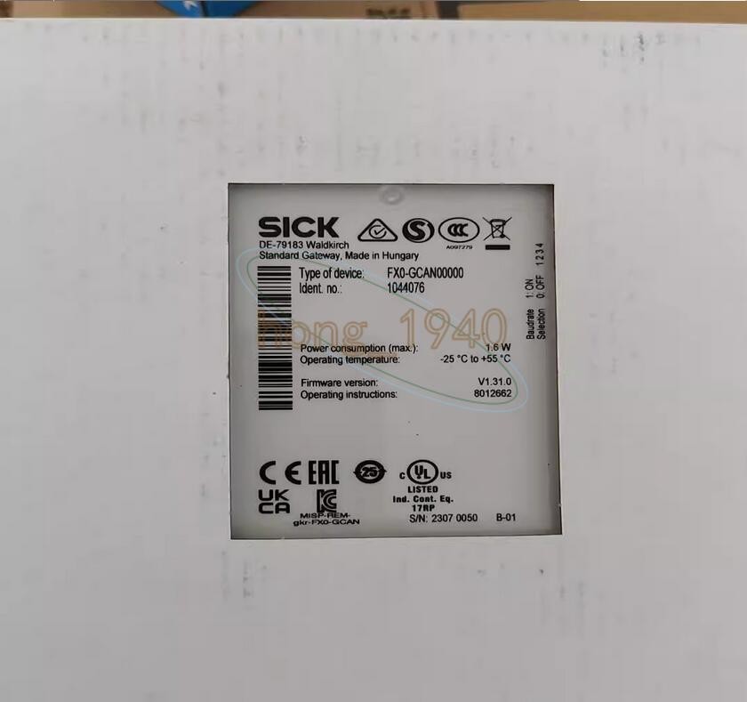 ONE NEW SICK FX0-GCAN00000 safety relay