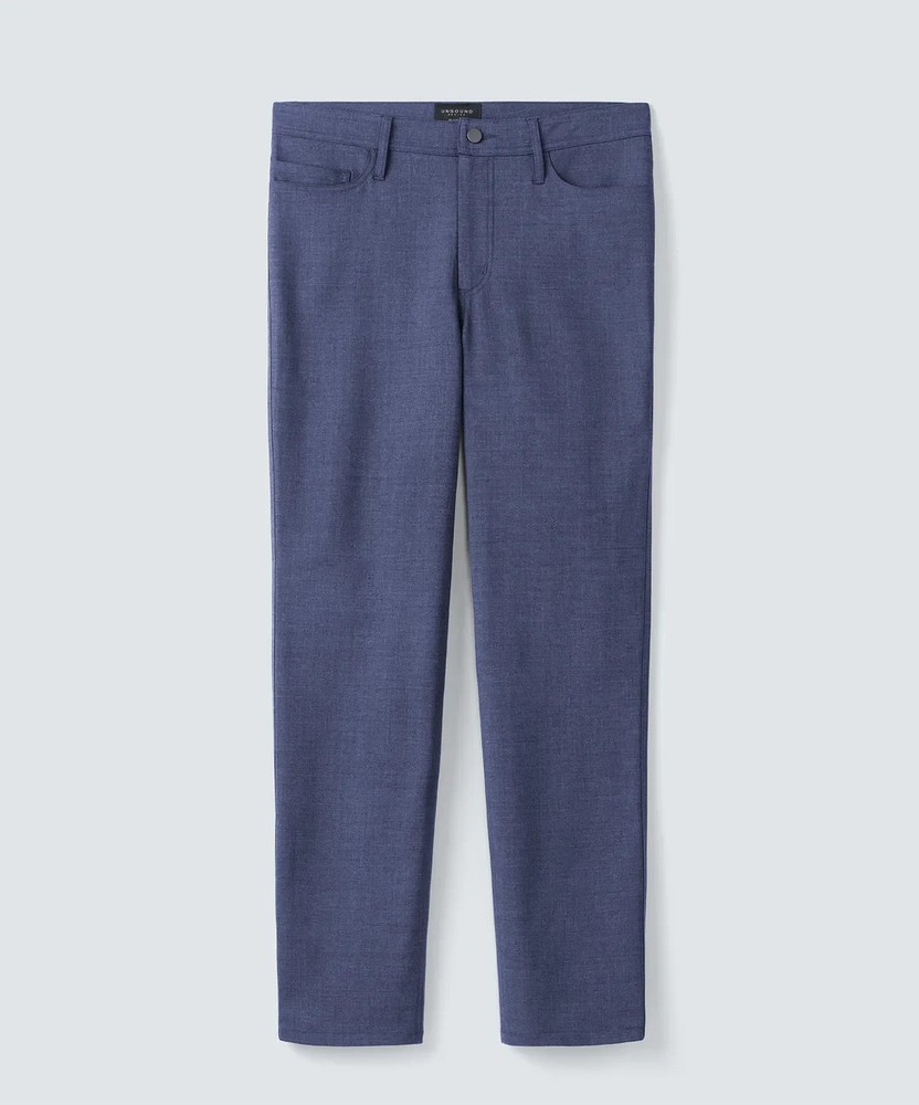 🧡*Relaxed Fit*Unbound Merino Merino Wool Travel Pants Men's Size 38x32 - Blue