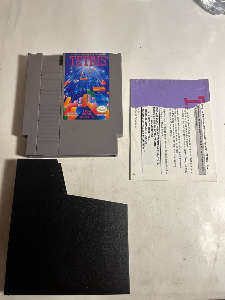Tetris (Nintendo Entertainment System, 1989) NES Cartridge Only Tested & Working